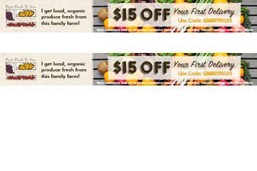 online banner coupon