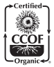 CCOF certified organic