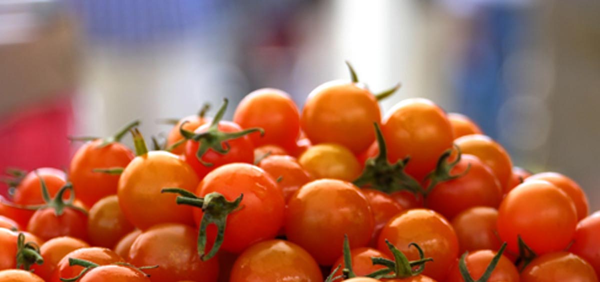 cherry tomato pile