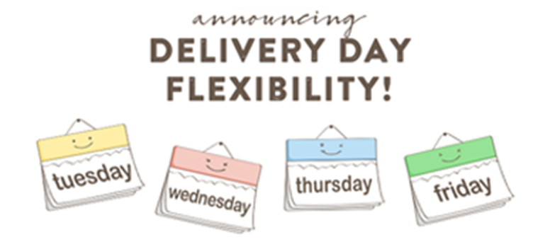 delivery day flexibility