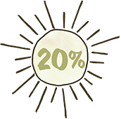 20% off graphic